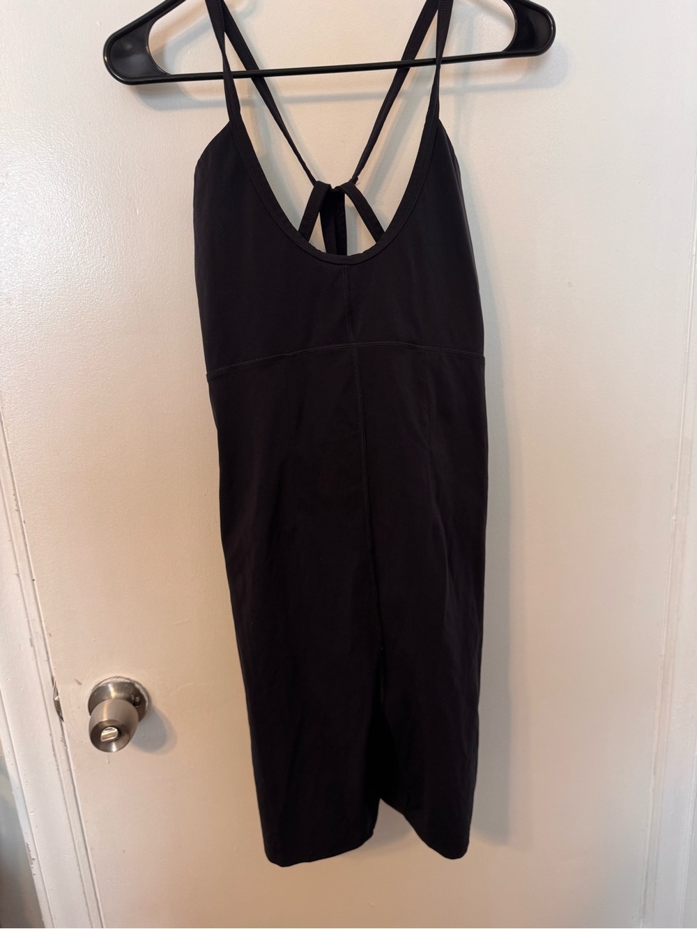 Free People Black Strappy Runsie - Women